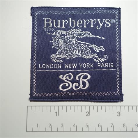 burberry tags through the years|authentic Burberry tags.